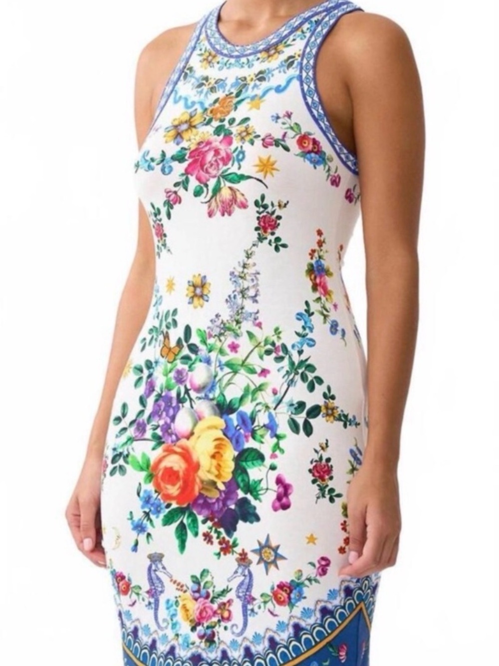 NWT Camilla Jersey Tank Dress in “Tiles Darls” sz 3X